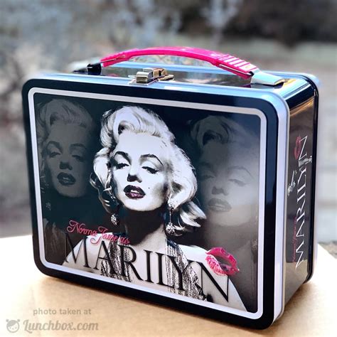 marilyn monroe metal lunch box with metal latch|Marilyn Monroe .